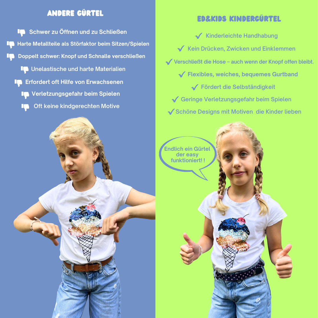 Kindergürtel rot